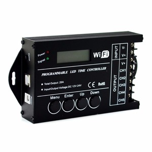 Tc421 Controller programmabile Wifi luci a Led 5 canali 20A 12V 24V Dimmer Smart Switch per l'illuminazione delle piante - Product Image 1