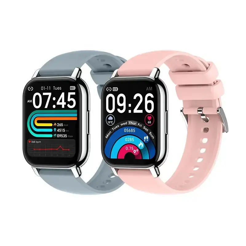 Smart watch 2023 il più nuovo P66 si collega una volta per BT call Heart rate Blood pressure smart band spo2 Gloryfit APP orologio da polso