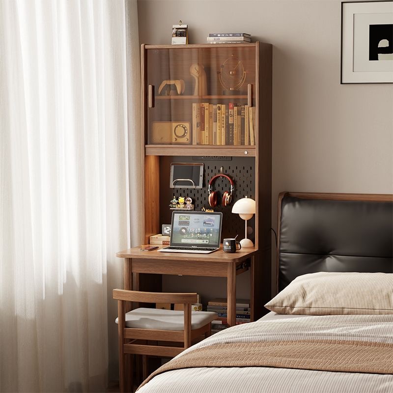 Bureau pliant - 0,6m - Coloris noyer