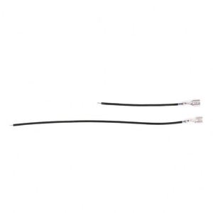 Arnês 6.3MM do fio do cabo <span class=keywords><strong>terminal</strong></span> da mola do plugue preto vermelho 20CM 10CM com bainha