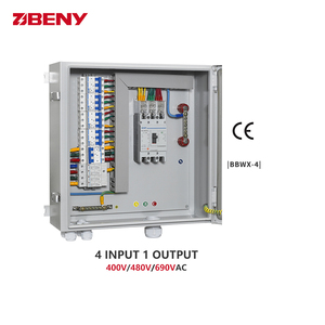 AC Combiner Box 4 <strong>Input</strong> <strong>1</strong> Out with AC Breaker or NH00 Fuse <strong>Switch</strong> for Solar Inverters' <strong>Outputs</strong> - Product Image 2