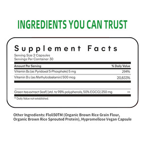 OEM diskon besar kapsul Vegan Untuk dewasa suplemen pembakar lemak perut dengan ekstrak teh hijau untuk pria dan wanita - Product Image 3