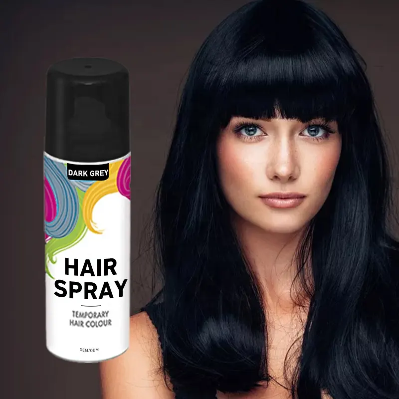 Espray para el pelo de peluquero, 12 tipos de pintura de color, 120ml, venta de fábrica