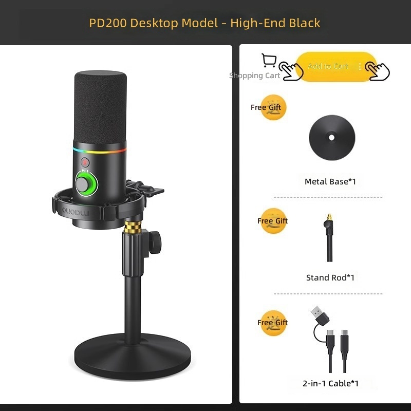 Black (desktop stand model)