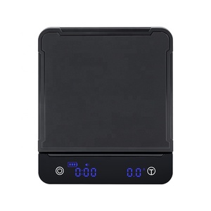 Waterproof 3kg/0.1g <strong>Digital</strong> Coffee Scale Kitchen Weighing Scale <strong>LCD</strong> Barista Coffee Scale <strong>With</strong> <strong>Timer</strong> &amp; Silicon Pad - Product Image 2