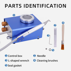 Elektrische Tandheelkundige Luchtpolijstmachine Tanden Bleken En Reinigingsapparatuur Zonder Poederwaterprofie Straalzandstraaleenheid - Product Image 2
