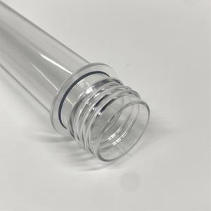 38*105mm 60ml laboratuvar kullanımı gıda standart şeffaf yuvarlak alt PET plastik tüp ile vidalı kapak - Product Image 3