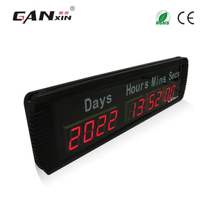 Ganxin 1,8 '', 10 цифр, пульт дистанционного управления, светодиодные цифровые часы, минуты, секунды, отсчет времени, таймер обратного отсчета времени 9999 дней