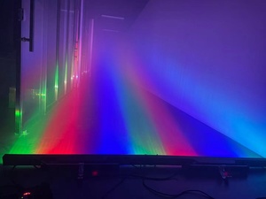 POJ T383 RGB <strong>LED</strong> 3-in-1 Curtain Light Beam Wall Washer Batten Wash Strobe Matrix Light Bar - Product Image 6