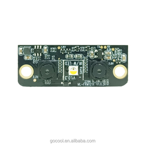 MF23 Módulo de reconocimiento facial Identificación facial 3D Capacidad 100 Binocular IR + RGB Cámara mirilla electrónica Desbloqueo de 1,0 segundos - Product Image 3