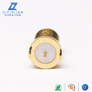 Saf bakır altın kaplama F dişi konnektör kaynaklı kurulu PCB ile 1.5MM Pitch ve dış dişli iç delik Jack tipi - Product Image 5