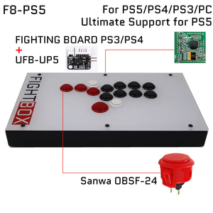 ストリートファイター6FightBoxF8すべてのボタンHitboxStyleアーケードジョイスティックスティックゲームコントローラーPS4/PS3/PC HitboxPS4用 - Product Image 3