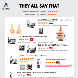 Phòng thí nghiệm skz186a dệt sợi độ mịn toàn diện <span class=keywords><strong>Analyzer</strong></span> kính hiển vi cho không dệt vải - Product Image 4