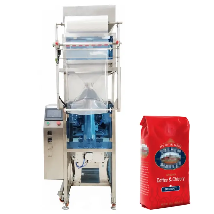 Automatic VFFS vertical powder granule stand-up pouch 1kg gusset bag forming filling sealing packing machine