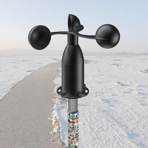 BGT CE RS485 4-20mA 0-5V strumento di misurazione della velocità stazione meteo Arduino anemometro 3 tazza di plastica in metallo sensore di velocità del vento