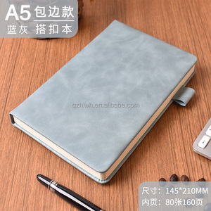 Cuaderno A5 grueso con logotipo personalizado, papel Daolin de 80g, lote pequeño, diario sencillo, planificador impreso de cuero, oficina de negocios, lote pequeño - Product Image 5