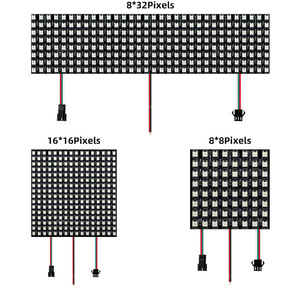 Decodificador de controlador Led WS2812B DMX a SPI y panel de matriz LED WS2812, controlador decodificador SP201E 5 canales DMX 512 RGB WW