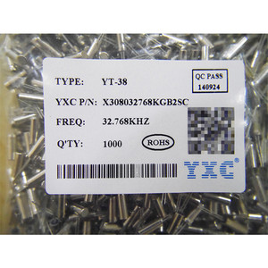2Pin DIP 3.0x8.0 mm 12.5pF 10PPM 32KHz Cylinder Quartz Crystal <strong>Resonator</strong> 32.768KHz - Product Image 5