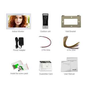 Easy Install <strong>IP</strong> 65 Waterproof Doorbell <strong>Camera</strong> With Transfer Call <strong>Function</strong> for 3-Apartments - Product Image 4