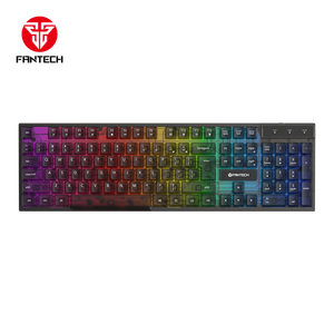 FANTECH Factory Price RGB Membrane <strong>Keyboard</strong> 104 Keys Backlit Wired Gaming <strong>Keyboards</strong> - Product Image 3