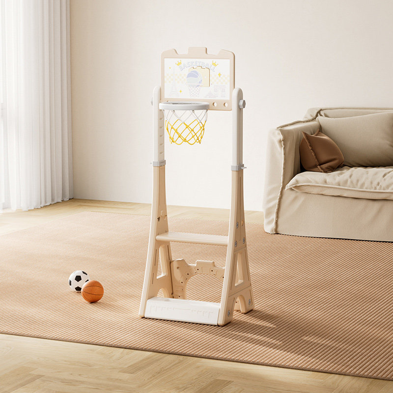Khaki basketball hoop