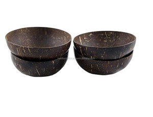 Bio Vegan Coconut Bowls Holz löffel Set Einweg küche Esszimmer Dekorative Servier schale für Hotel & Restaurant Salats ch üssel