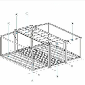 Beiqi Cottage Kit a Frame Triangular <strong>House</strong> Prefabricated Modular Mobile Micro <strong>House</strong> - Product Image 5