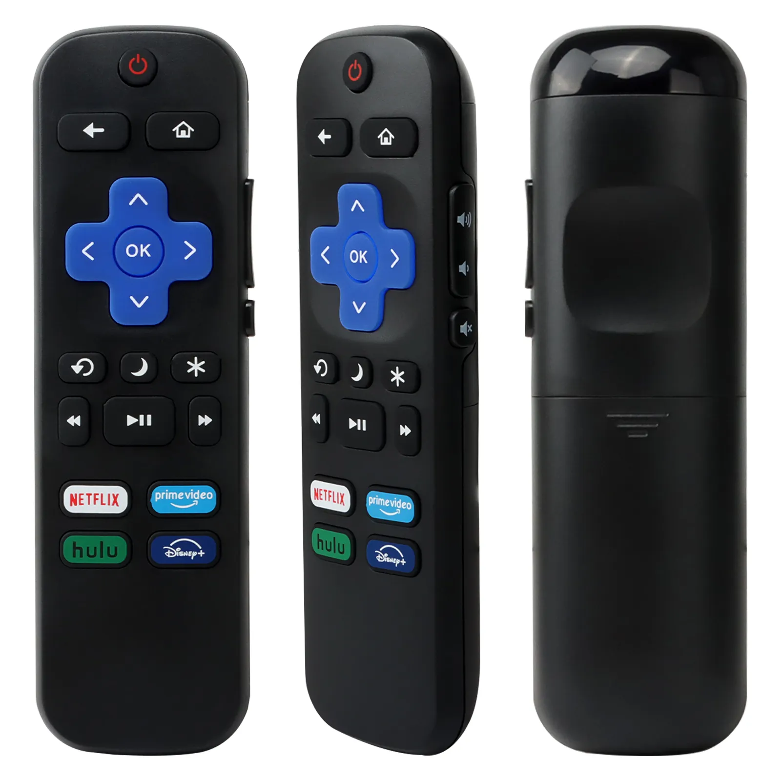 Controle remoto para todas as TVs Roku, compatível com Smart TVs da série TCL Roku/Hisense Roku/Onn Roku (não para Roku Stick e Box)