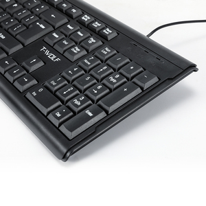 Combo de teclado y ratón con cable de 104 teclas, juego de teclado y ratón con cable USB para ordenador portátil, PC, portátil de escritorio