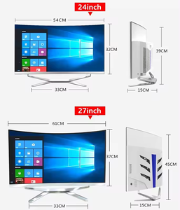 OEM 23.8 27 WIN11 pc de escritorio i3 i5 i7中央处理器电脑内置相机游戏台式电脑aio电脑集一体机 - Product Image 2
