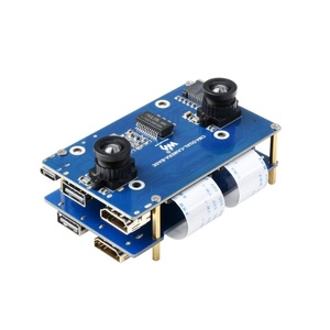 Binocular <strong>Camera</strong> Base Board Designed for <strong>Raspberry</strong> <strong>Pi</strong> Compute Module 4, Optional <strong>Interface</strong> Expander - Product Image 4