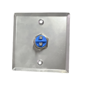 Sistema di controllo accessi interruttore a pulsante per porta dell'ufficio del cancello dell'iarda della casa con pulsante di uscita in metallo con porta aperta a luce LED - Product Image 2