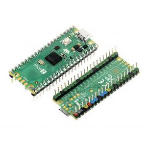 Raspberry Pi Pico 2 Mikrocontroller-Karte RP2350 Chip Dual-Core-und Dual-Architektur-Design mit vor gelötetem Header (farb codiert)