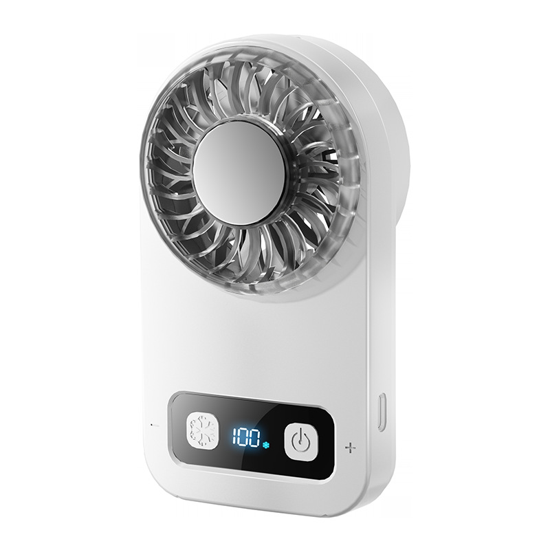 Ventilador de hielo blanco de cero grados.