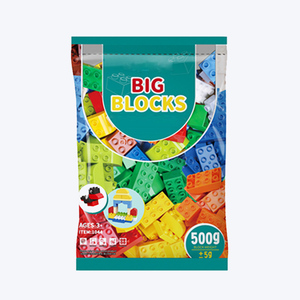 高品质大块彩色塑料块各种形状创意DIY儿童益智玩具 - Product Image 1