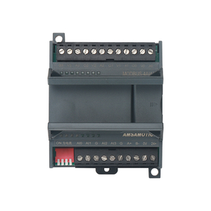MODBUS-4AI/4AO MODBUS RTU RS485 PLC modulo estensibile isolato 4 vie ingresso analogico 4 canali modulo di uscita analogica