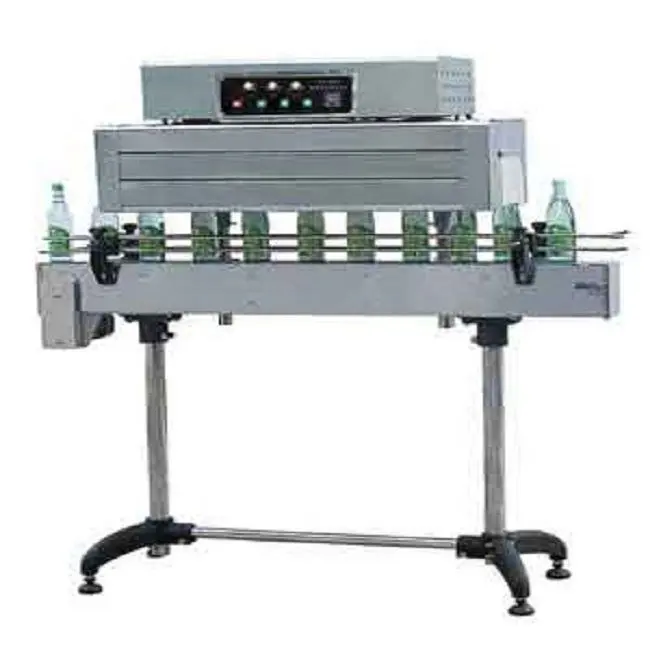 BS-1538B Semi Automatische Fles Cap Plastic Film Krimpfolie Tunnel Krimpen Label Machine