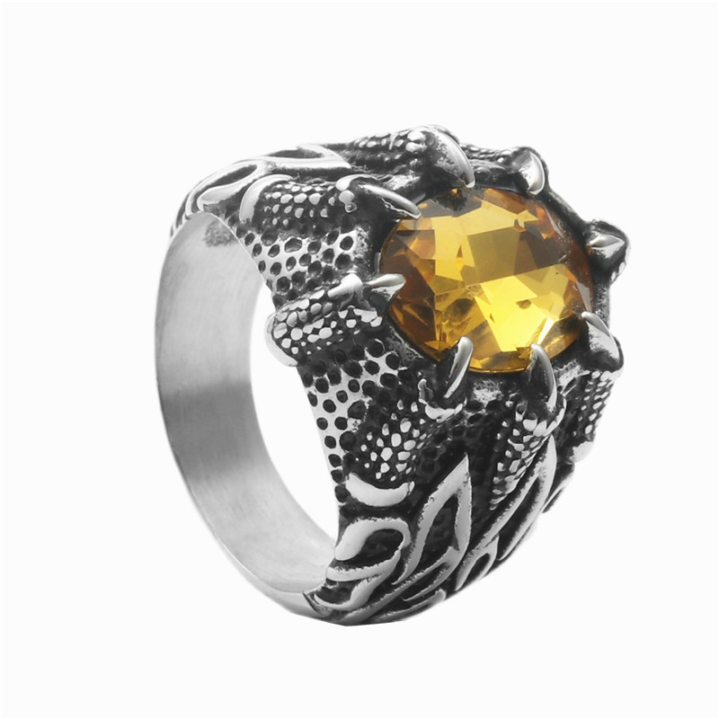 Vintage Silver Yellow Stone (US)