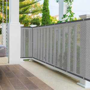 3ft x 10ft PVC geçici gizlilik perde çit inşaat ve avlular için-gizlilik için bahçe ağ örgüsü - Product Image 6