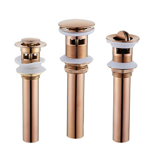 YIDA universale lavandino bagno scarico lavabo spingere verso il basso tappo di scarico filtro di scarico tappo lavello senza trabocco