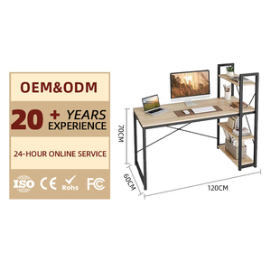 Special Price Home Office <strong>Computer</strong> Desk E-Sports <strong>Table</strong> Multifunction Wood Workstation Study Desk with Multilevel Storage Shelf - Product Image 1