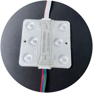 Impermeabile IP67 SMD3030 6 pezzi segno di lente segnaletica pubblicitaria RGBIC 16703 DC24V 3.6w modulo di programmazione luci decorazione a led - Product Image 5