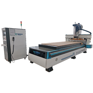 Factory Custom 1325 3D <strong>CNC</strong> Router <strong>Machine</strong> for Woodworking for Wood Doors-NC Studio <strong>Control</strong> System Wood Bits Included - Product Image 4