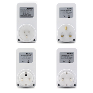 Interruttore Timer elettronico digitale Manhua ciclo 24 ore EU UK US FR presa Timer casa intelligente - Product Image 4