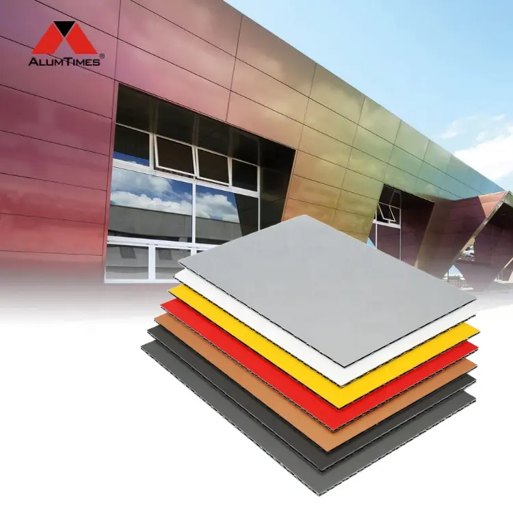 Alumitmes Fire Rated Board Turquia 3000/1500 Alu Dibond Acp Revestimento 4x8 Favo De Mel 4mm Grosso 2mm 12mm Painel Composto De Alumínio