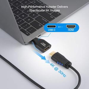 CableCreation Portatile di Tipo C a HDMI Femmina del Convertitore Dell'adattatore USB C a HDMI Adattatore 4K - Product Image 2