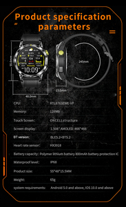 Outdoor Smartwatch NX18 Pro <strong>GPS</strong> Band <strong>Multi</strong> Sports Model Reloj Inteligente for <strong>Android</strong> IOS Heart Rate Monitoring Smart Watch - Product Image 5