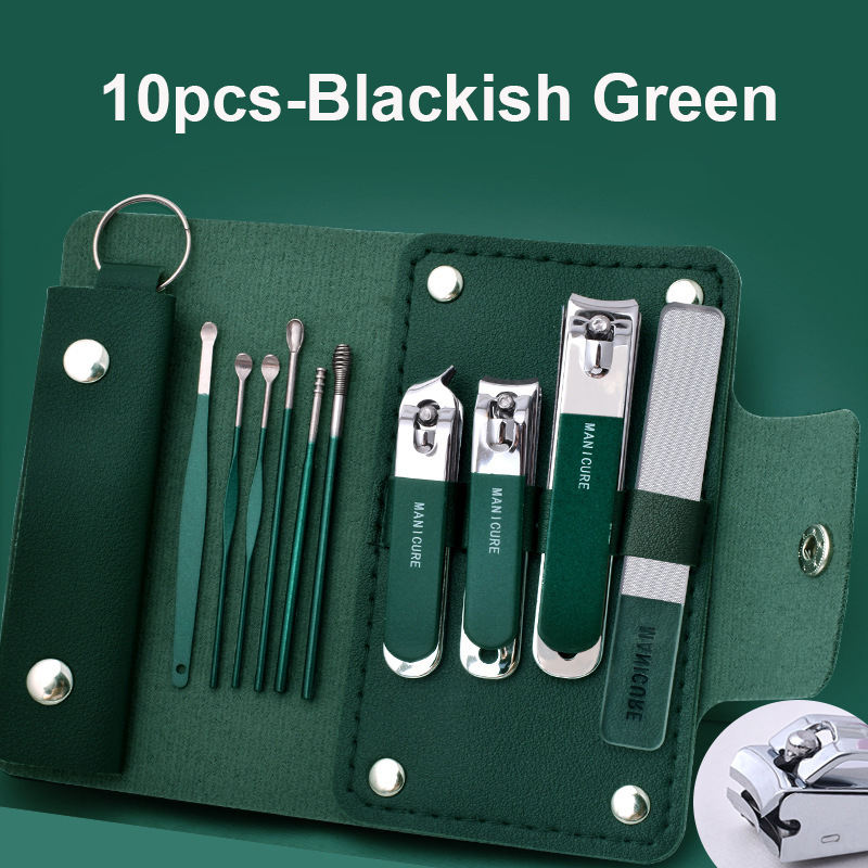 10pcs Blackish Green