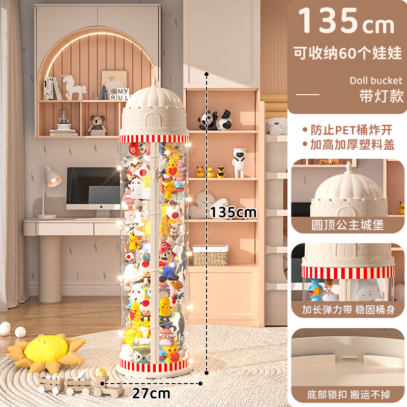 Medium-sized dome-shaped model with lights
