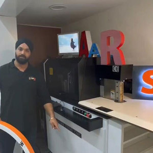自动3d数控发光二极管金属铝标牌不锈钢型材通道字母切槽弯曲机开槽折弯机价格 - Product Image 3